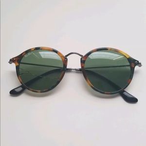 Authentic Ray Bans Fleck Round